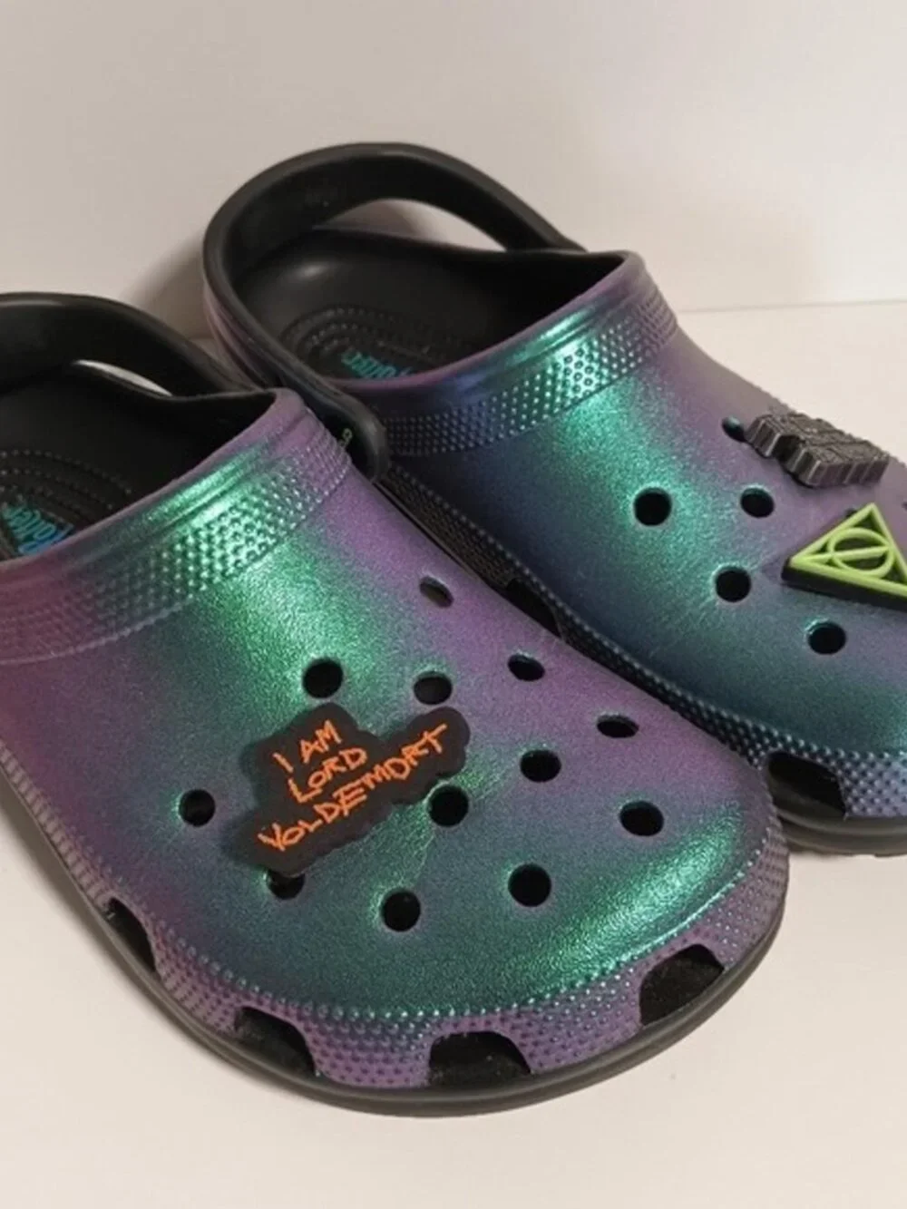 Crocs Harry Potter The Dark Arts Metallic Crocs Mens 7 Womens 9